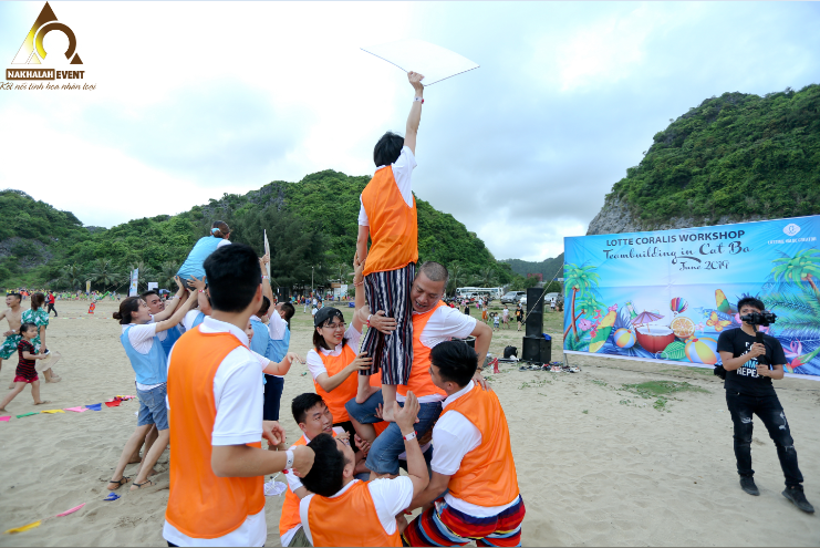 tổ chức teambuilding lotte