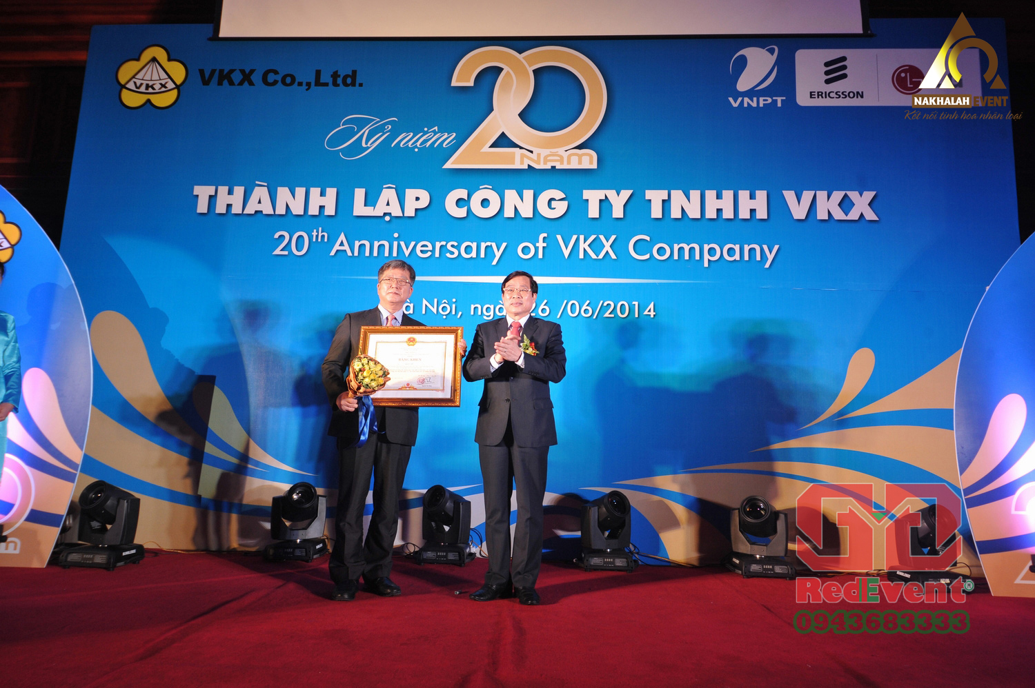 Lẵng hoa chúc mừng sinh nhật công ty kỷ niệm thành lập công ty tại quận